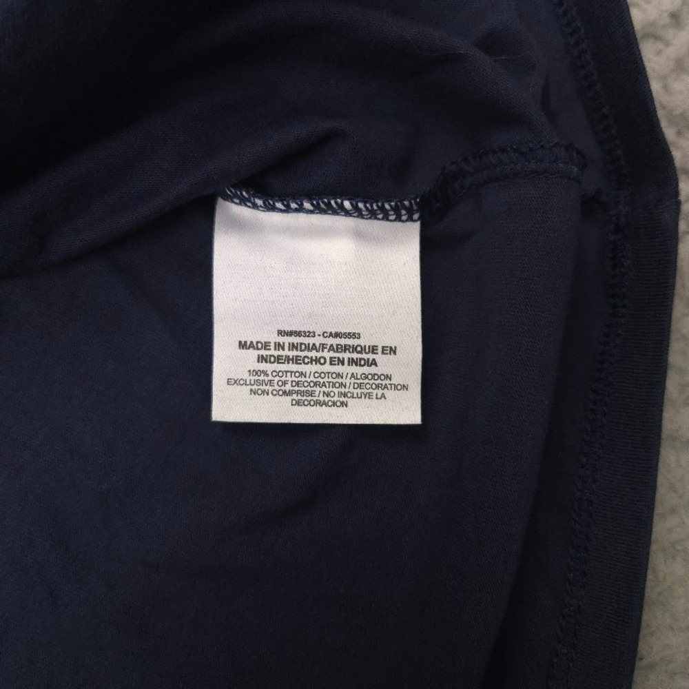 Nike "The Beast Never Stops" Graphic T-Shirt Navy Blue XL Athletic Cut - Picture 4 of 12